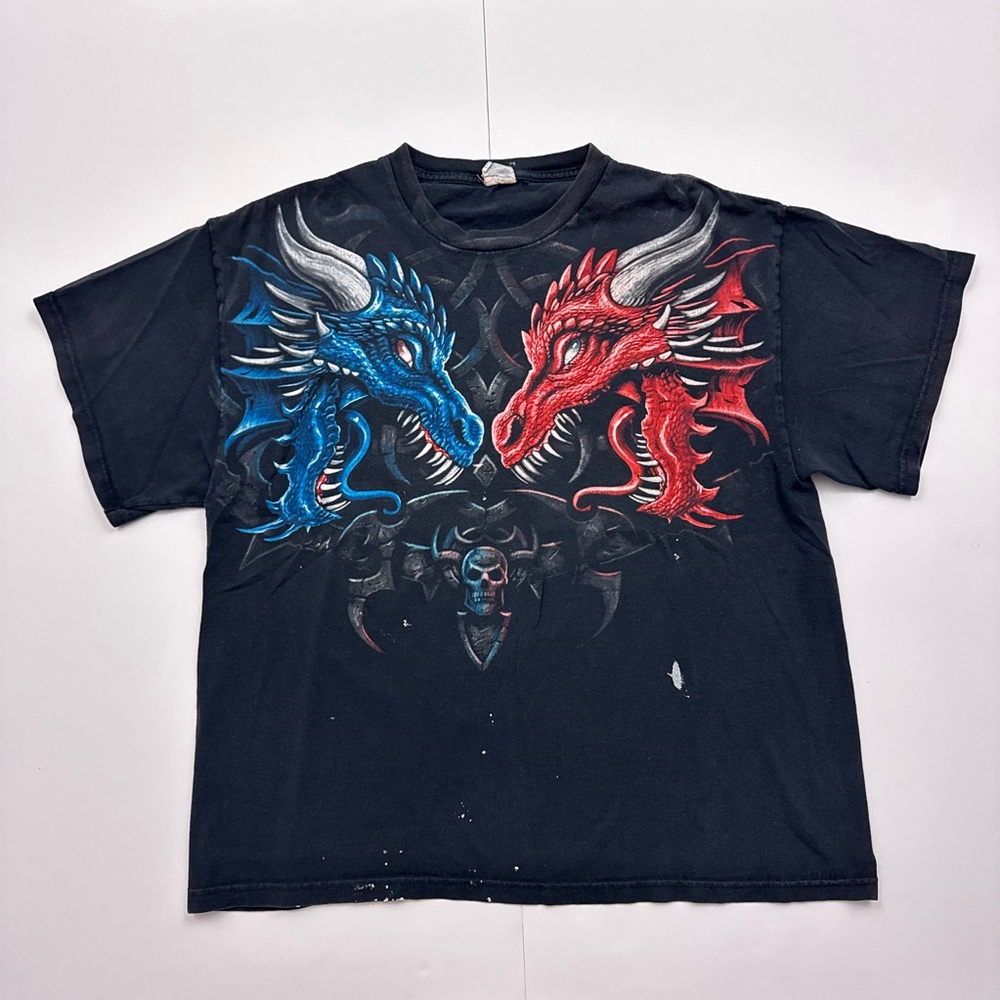 Y2K Dragon Mall Goth Skater Grunge T Shirt